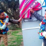 GAM IRUPANA Y FONADIN ENTREGAN TINGLADO PARA LA U.E. TOTORA PAMPA EN EL DISTRITO 9 ILLIMANI LAMBATE.